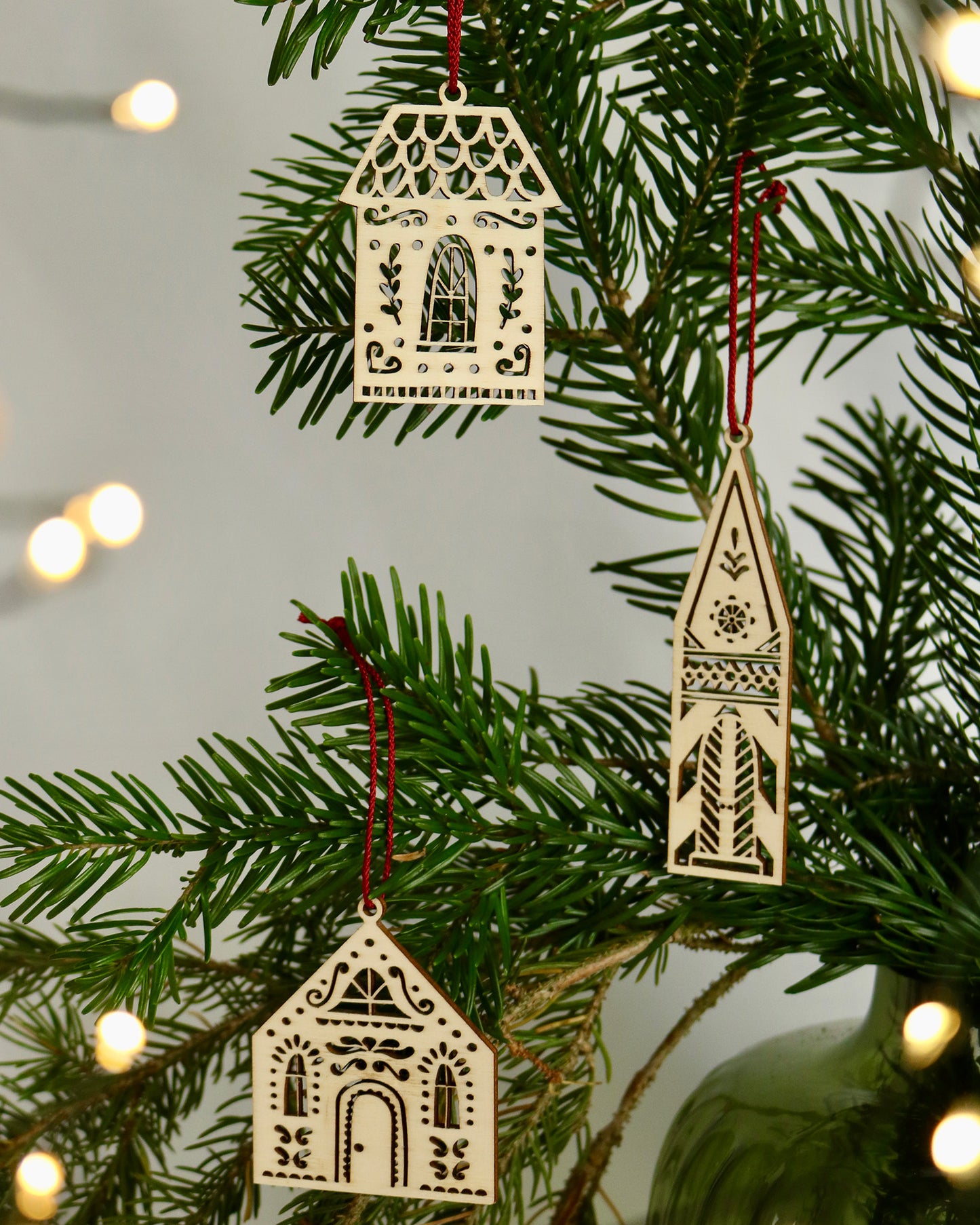 Christbaumanhängerset (6er Set)
