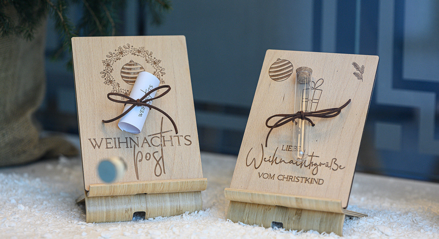 Holzkarte für Geldgeschenke